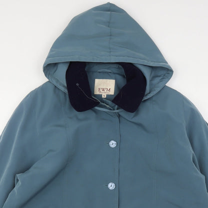 Womens UK Size 16 EWM Green Overcoat