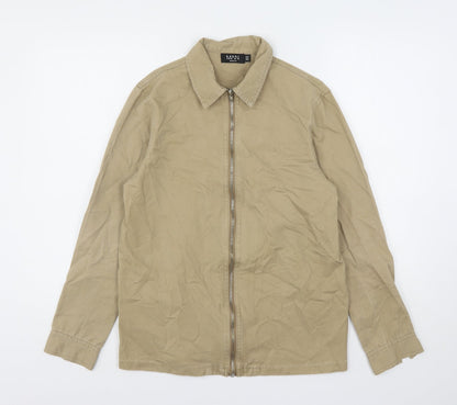 Mens UK Size XS Boohoo Beige Jacket