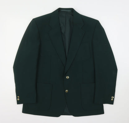 Brook Taverner Womens Green  Polyester Jacket Suit Jacket Size M