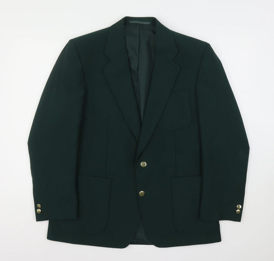 Brook Taverner Womens Green  Polyester Jacket Suit Jacket Size M