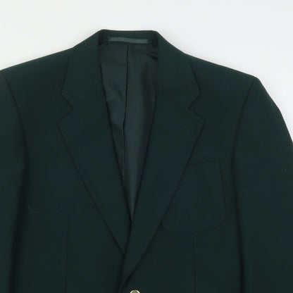 Brook Taverner Womens Green  Polyester Jacket Suit Jacket Size M