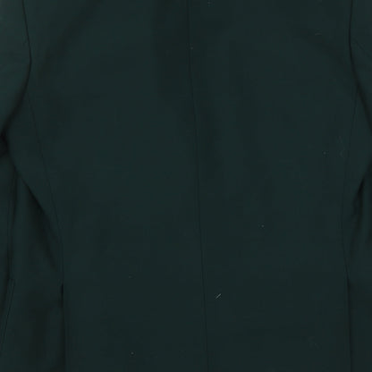 Brook Taverner Womens Green  Polyester Jacket Suit Jacket Size M