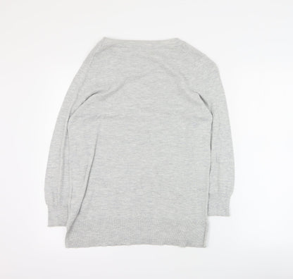 Womens UK Size 12 NEXT Grey Pullover Jumper