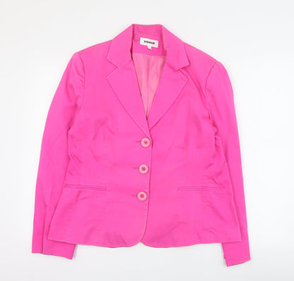 Womens UK Size 16 Vogue Pink Jacket
