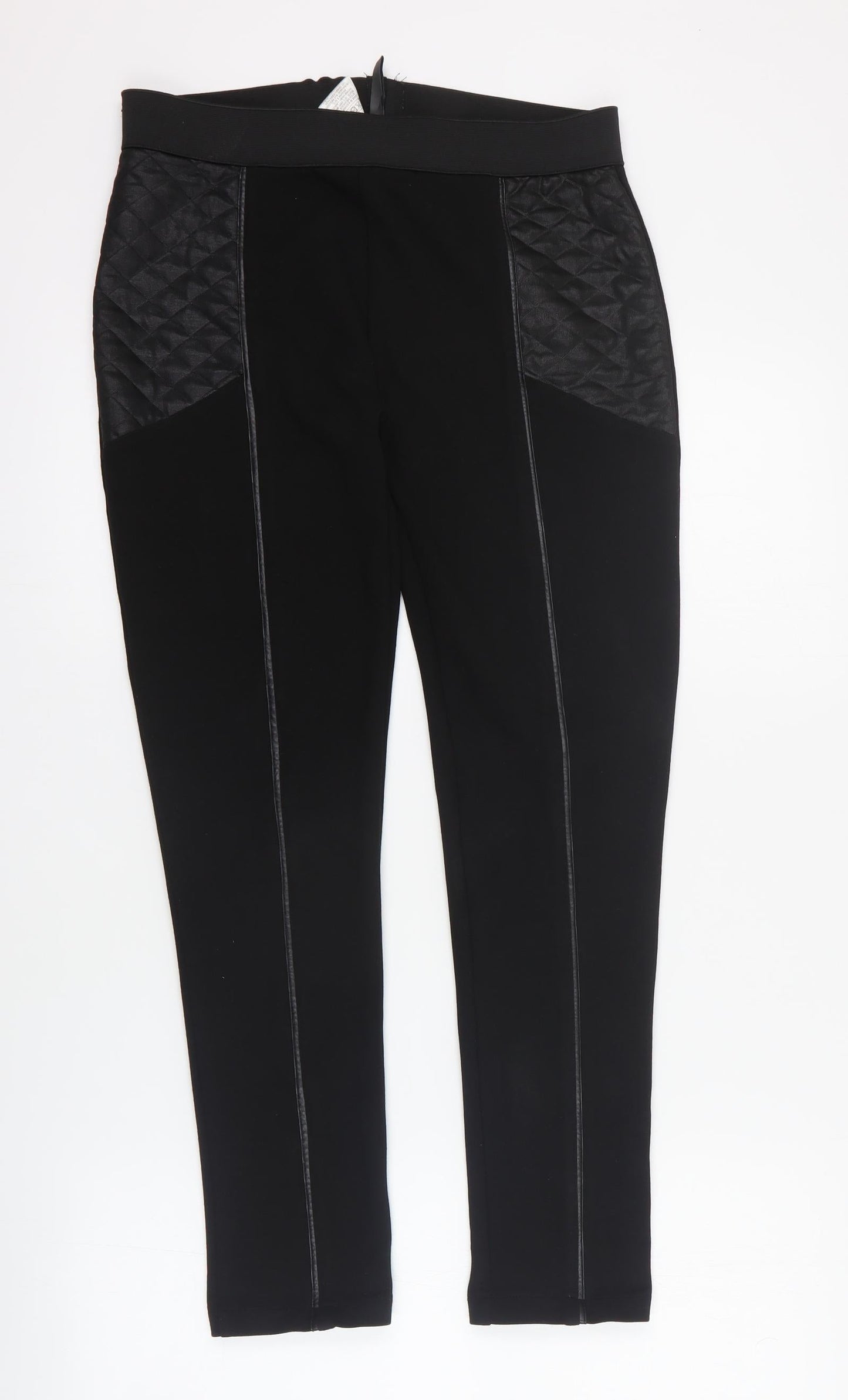 NAF NAF Womens Black  Viscose Capri Leggings Size M L26 in
