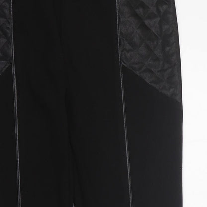 NAF NAF Womens Black  Viscose Capri Leggings Size M L26 in
