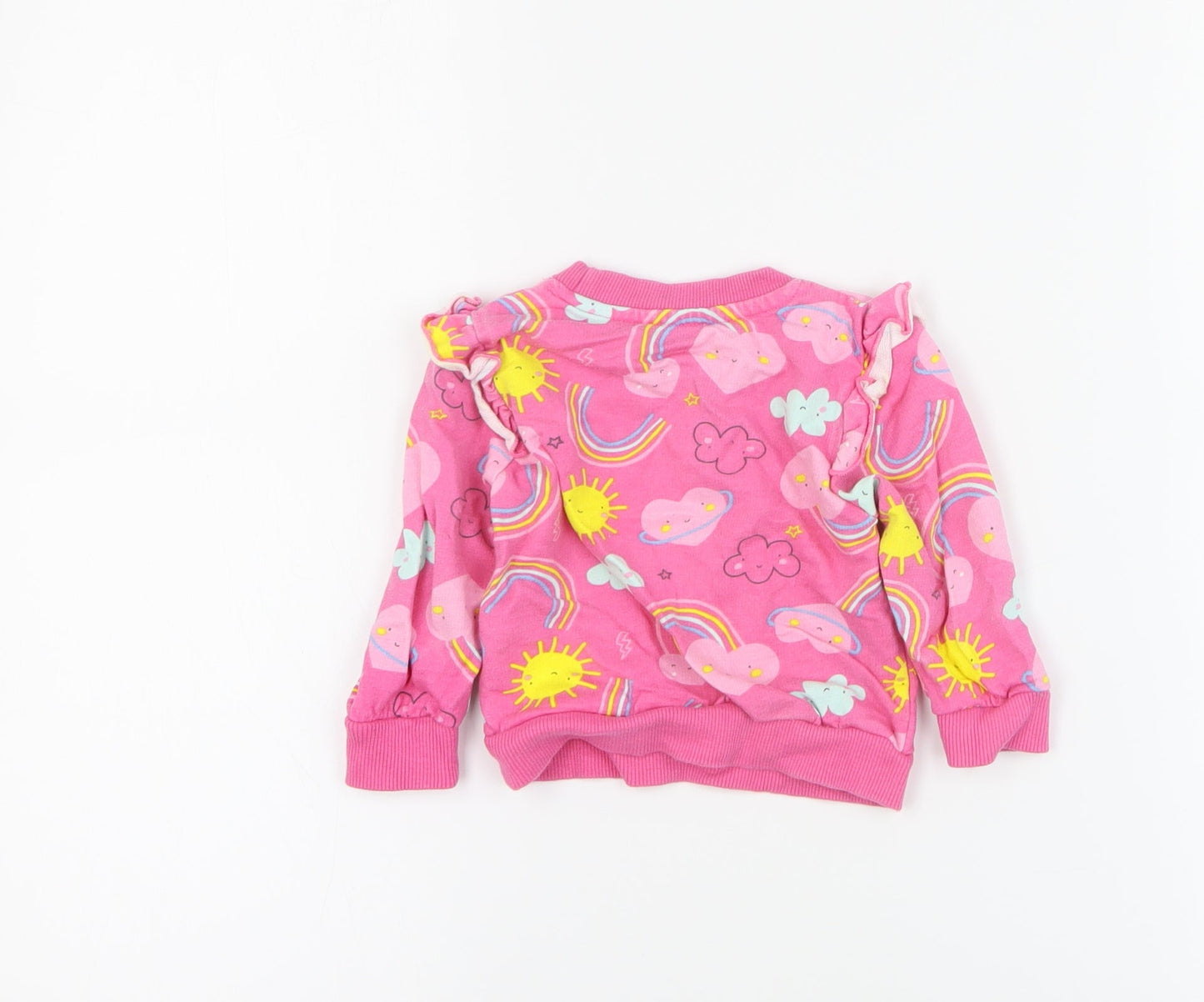 Studio Baby Pink  100% Cotton Pullover Jumper Size 3-6 Months  Pullover