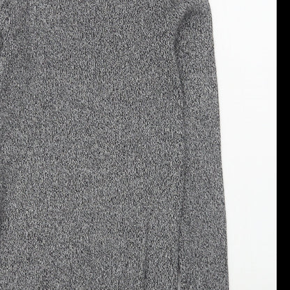New Look  Mens Grey Round Neck  Cotton Pullover Jumper Size S