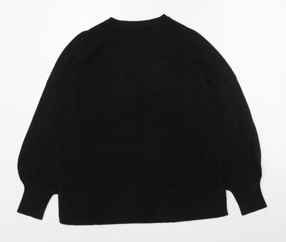 Womens UK Size 14 By Very Black Pullover Jumper