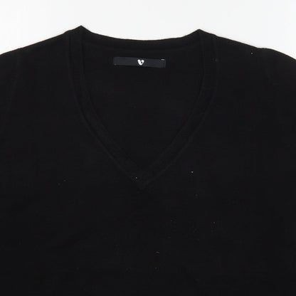 Womens UK Size 14 By Very Black Pullover Jumper