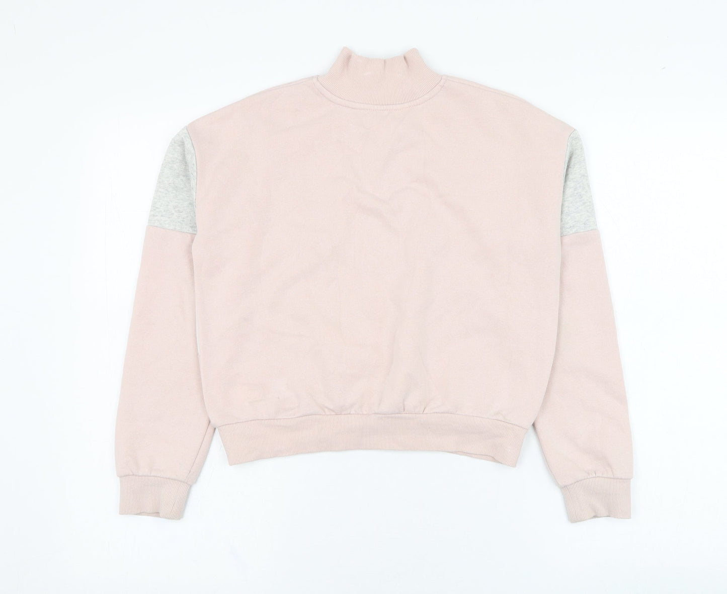 H&M Girls Pink  Cotton Pullover Sweatshirt Size 10-11 Years  Pullover - Paris