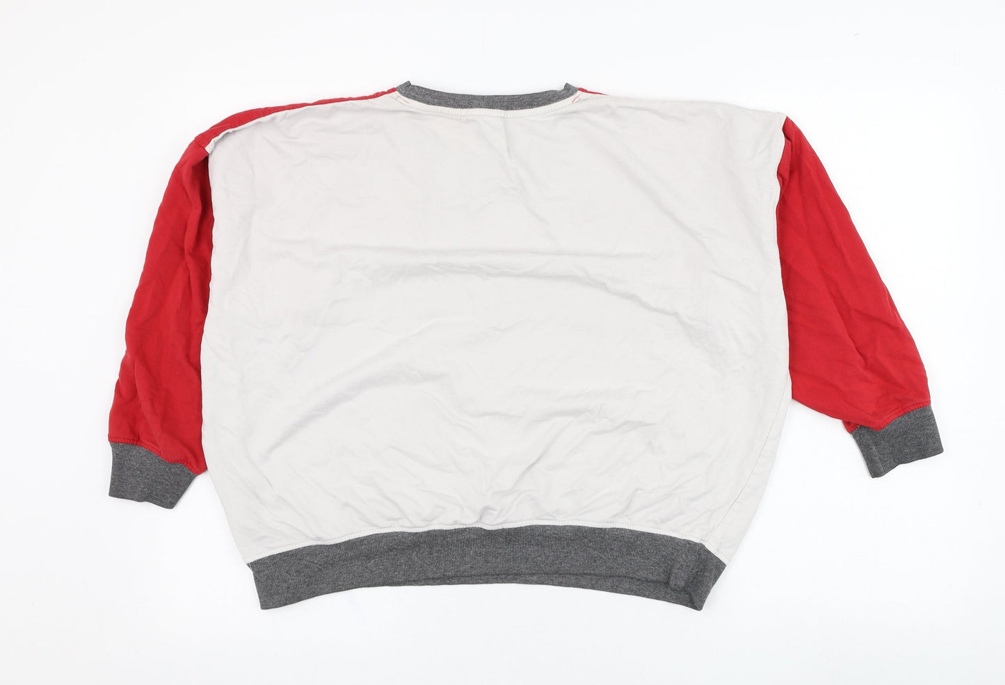 Primark Womens Red  Cotton Pullover Sweatshirt Size 14  Pullover - Panda