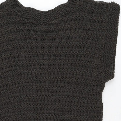 Therapy Womens Grey  Acrylic Jumper Dress  Size 12  Round Neck Pullover