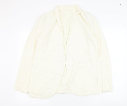 H&M Womens Ivory   Jacket Blazer Size 10