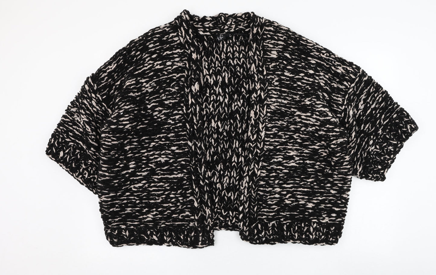 Womens UK Size M H&M Black Cardigan Jumper