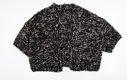Womens UK Size M H&M Black Cardigan Jumper