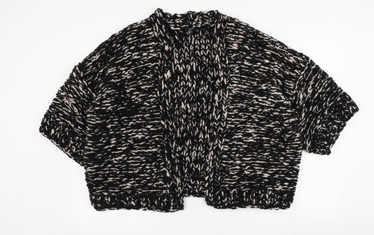 Womens UK Size M H&M Black Cardigan Jumper