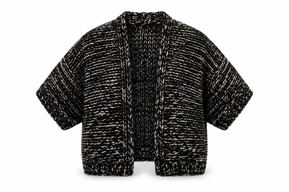 Womens UK Size M H&M Black Cardigan Jumper