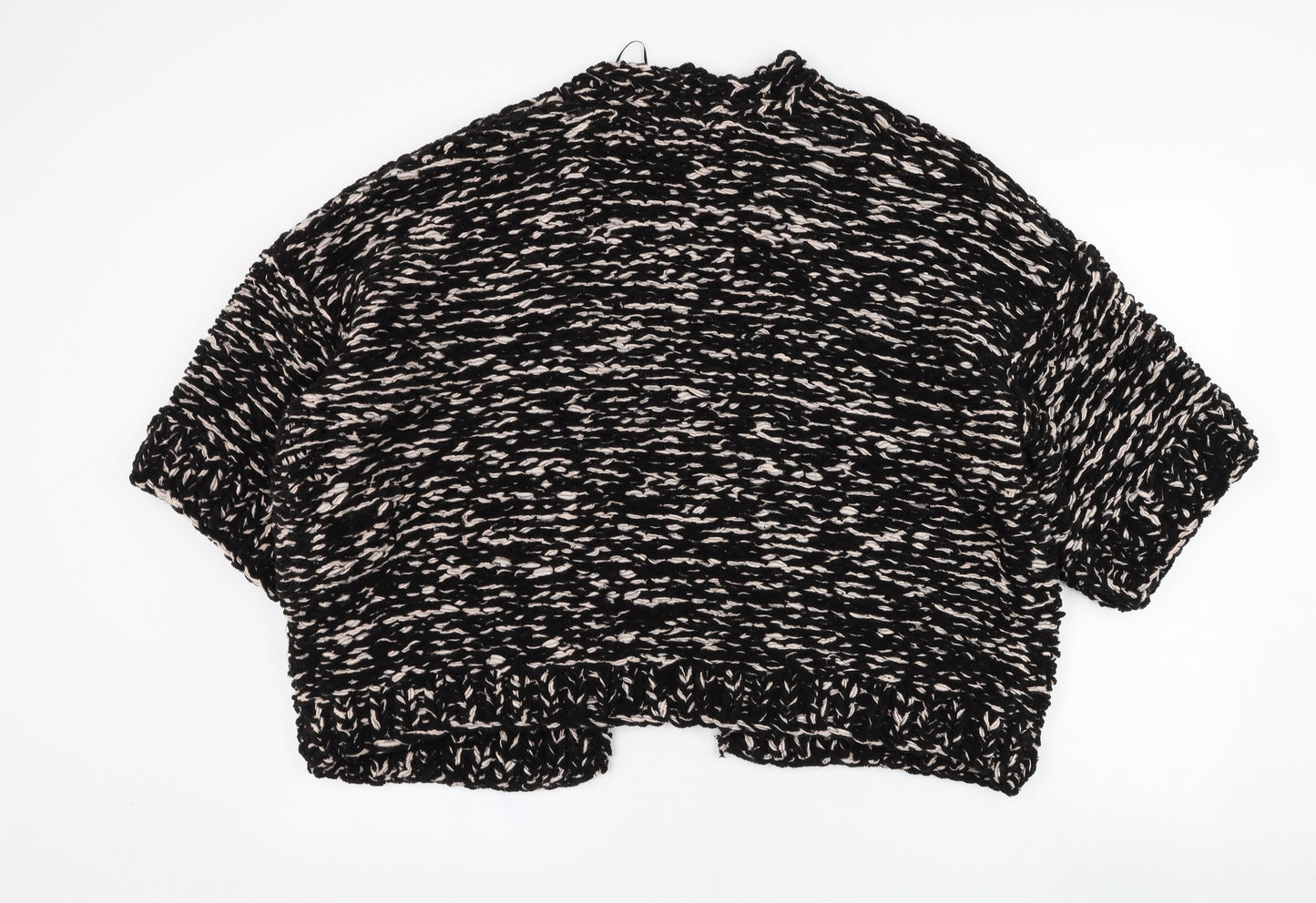 Womens UK Size M H&M Black Cardigan Jumper
