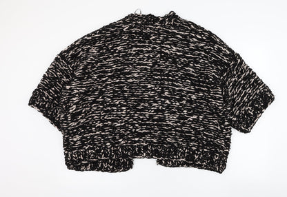 Womens UK Size M H&M Black Cardigan Jumper