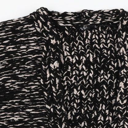Womens UK Size M H&M Black Cardigan Jumper
