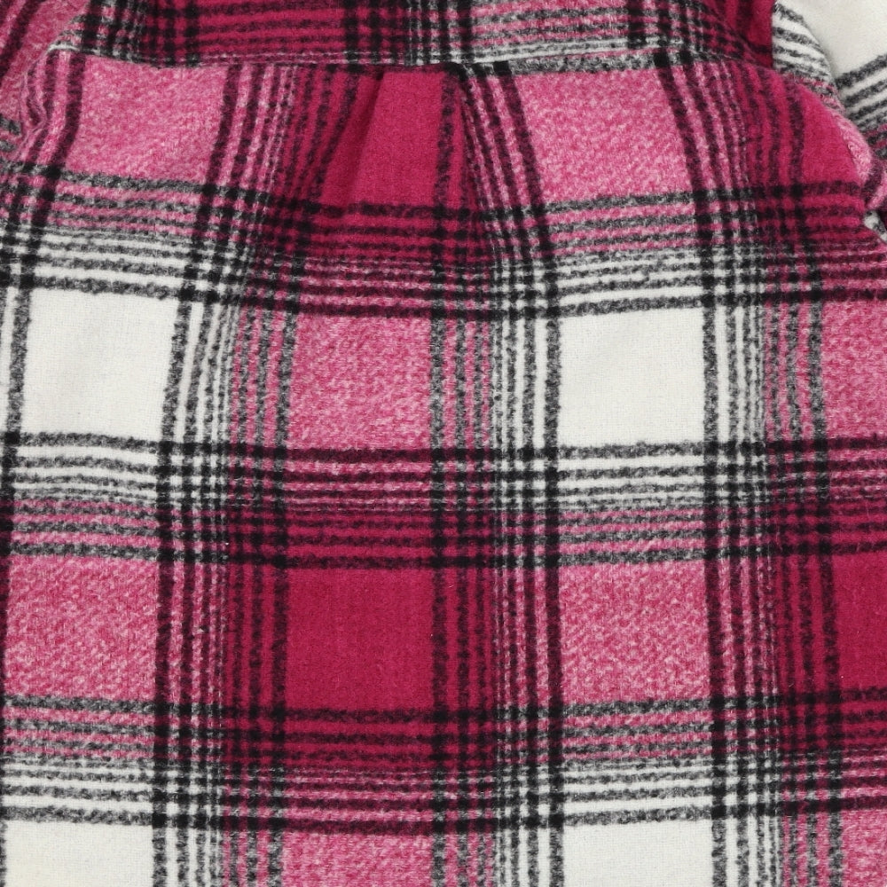 Womens UK Size 8 Boohoo Pink Overcoat
