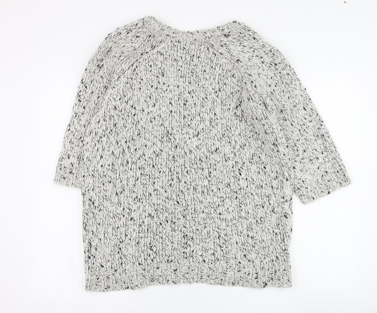Womens UK Size M H&M Ivory Pullover Jumper