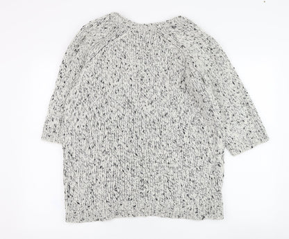 Womens UK Size M H&M Ivory Pullover Jumper