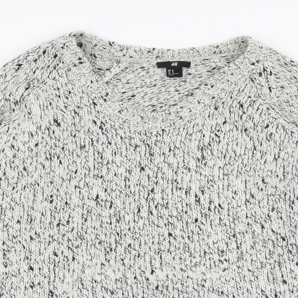 Womens UK Size M H&M Ivory Pullover Jumper