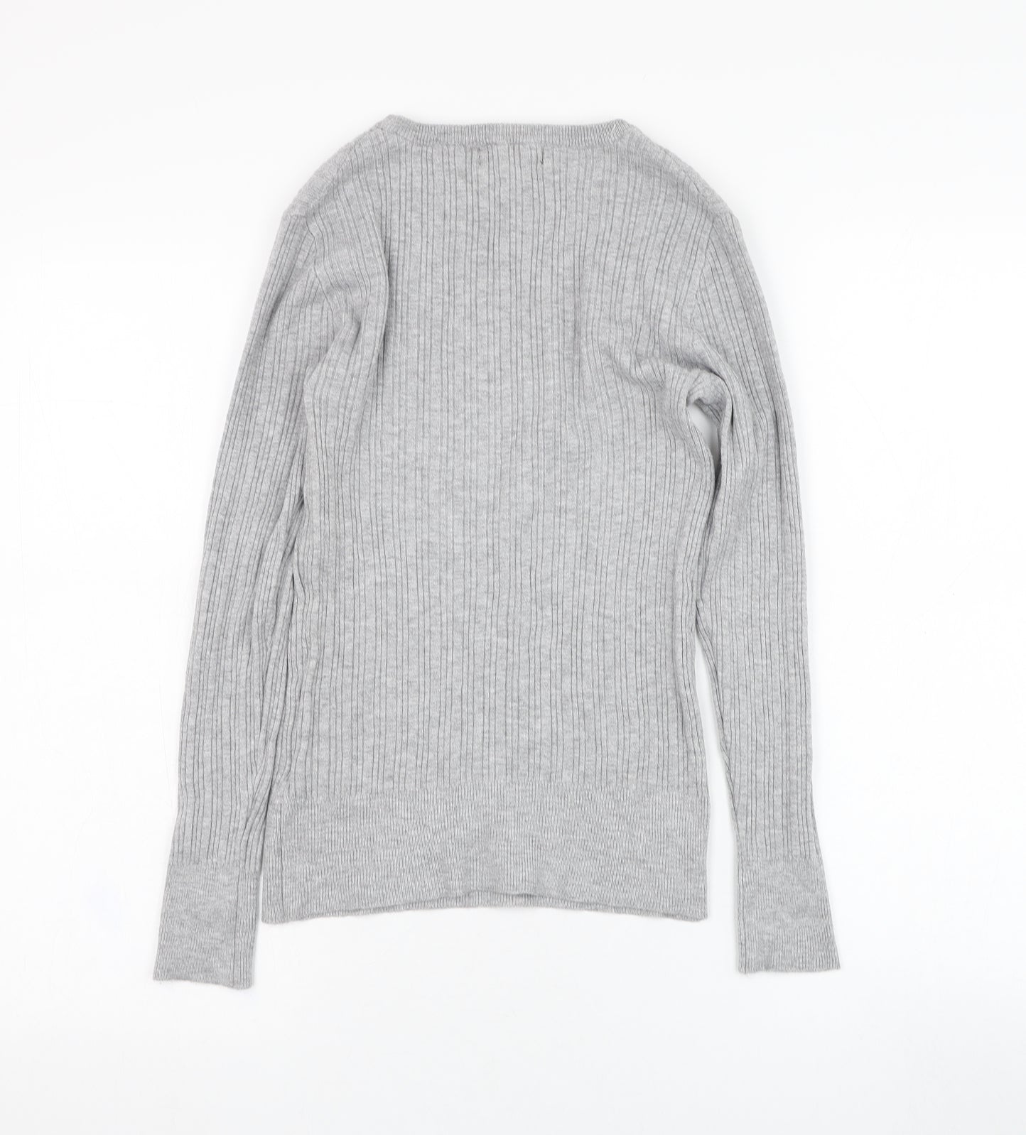 Primark Womens Grey  Viscose Pullover Sweatshirt Size 12  Pullover