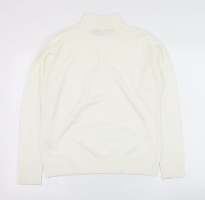 Womens UK Size 10 EWM Ivory Pullover Jumper