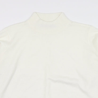 Womens UK Size 10 EWM Ivory Pullover Jumper