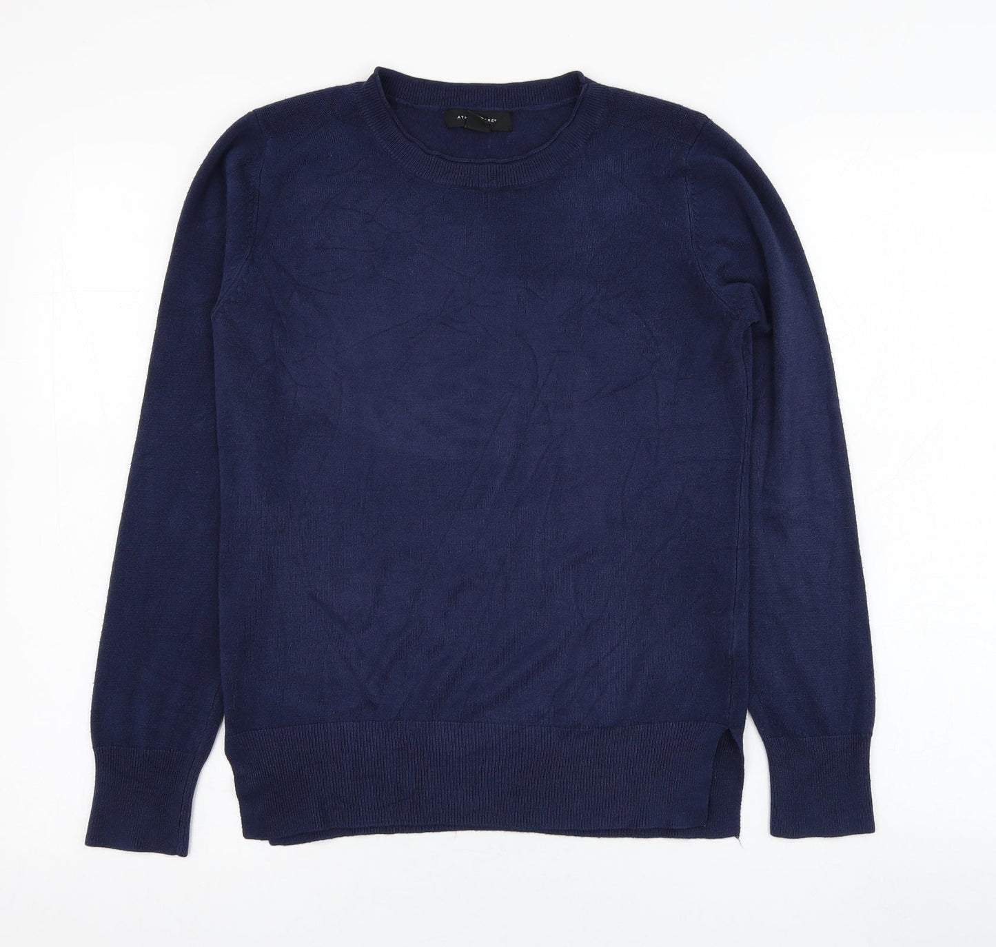 Atmosphere Womens Blue  Acrylic Pullover Sweatshirt Size 12  Pullover