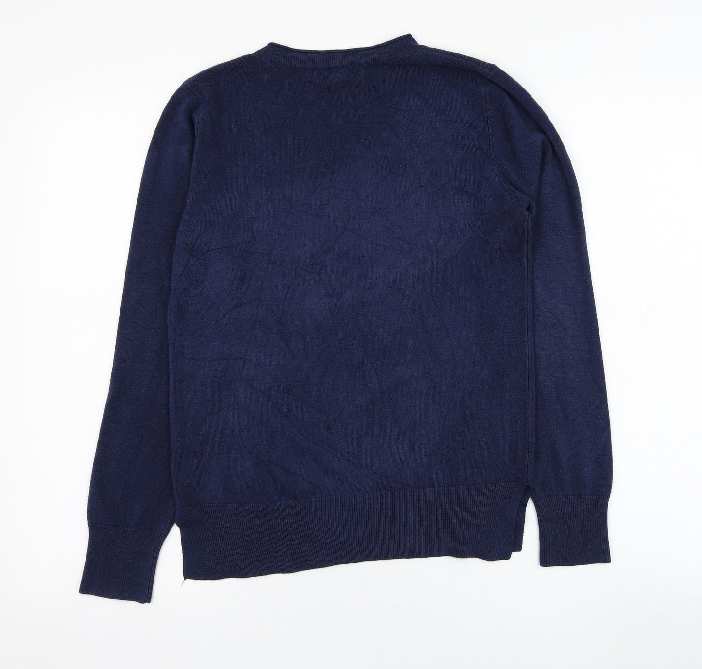 Atmosphere Womens Blue  Acrylic Pullover Sweatshirt Size 12  Pullover
