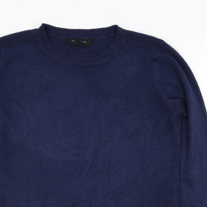 Atmosphere Womens Blue  Acrylic Pullover Sweatshirt Size 12  Pullover
