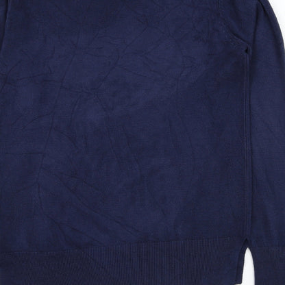 Atmosphere Womens Blue  Acrylic Pullover Sweatshirt Size 12  Pullover