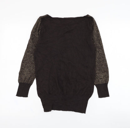 Womens UK Size 8 NEXT Brown Pullover Sweatshirt
