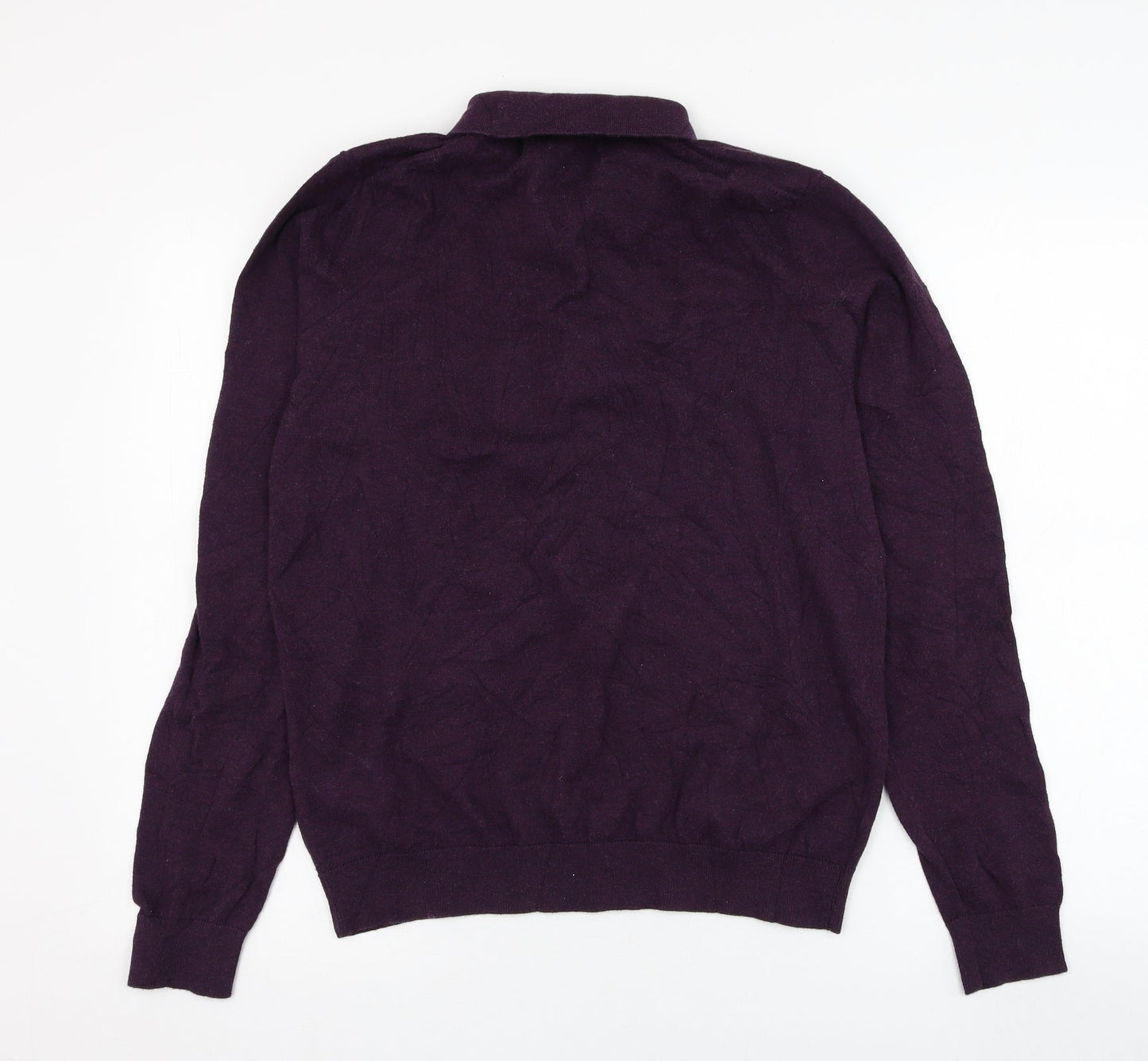 Mens UK Size M Marks and Spencer Purple Pullover Sweatshirt