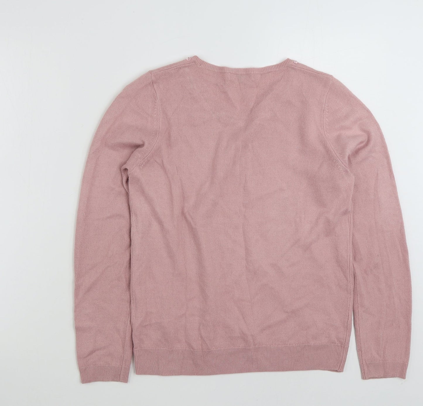 Womens UK Size 10 Marks and Spencer Pink Pullover Jumper