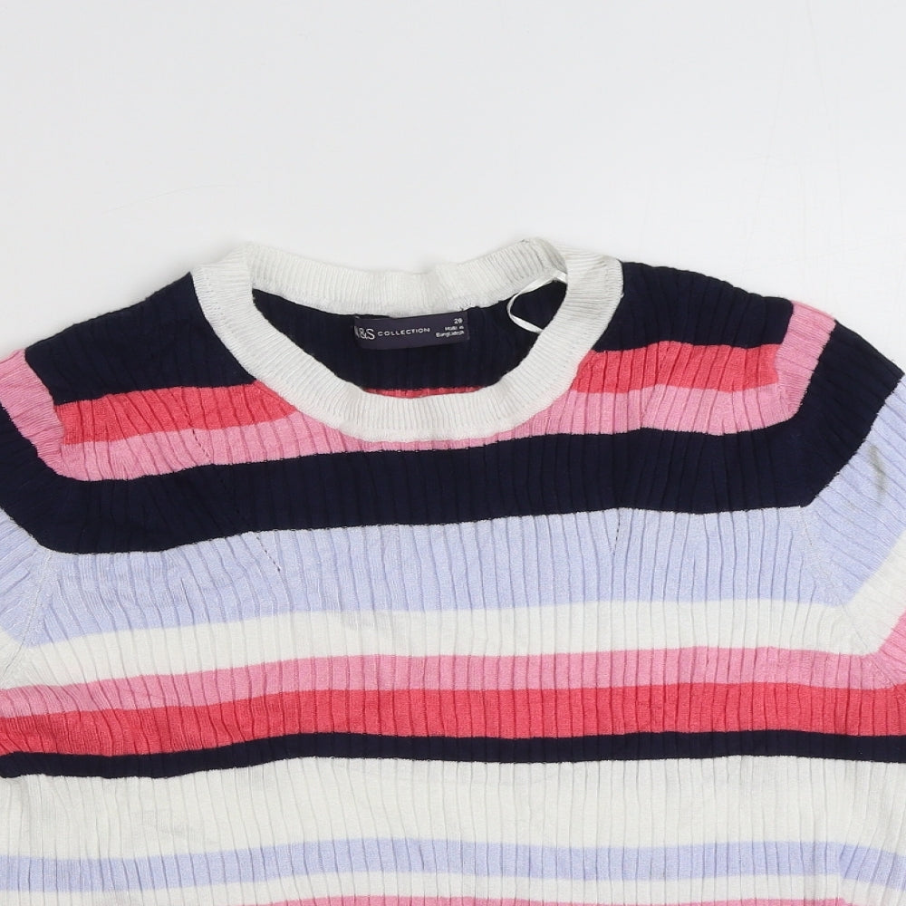 Womens UK Size 20 Marks and Spencer Multicoloured Pullover Jumper