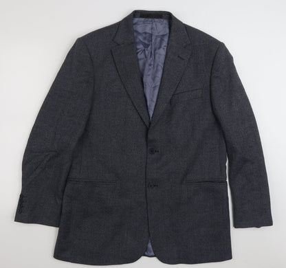 Mens UK Size M Marks and Spencer Regular Blue Suit Jacket