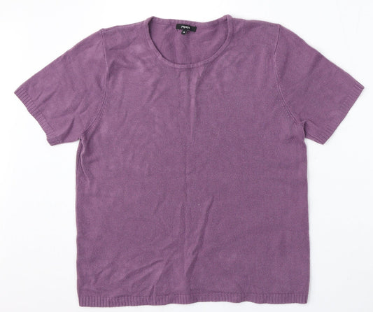 Womens UK Size 18 Papaya Purple Pullover Jumper