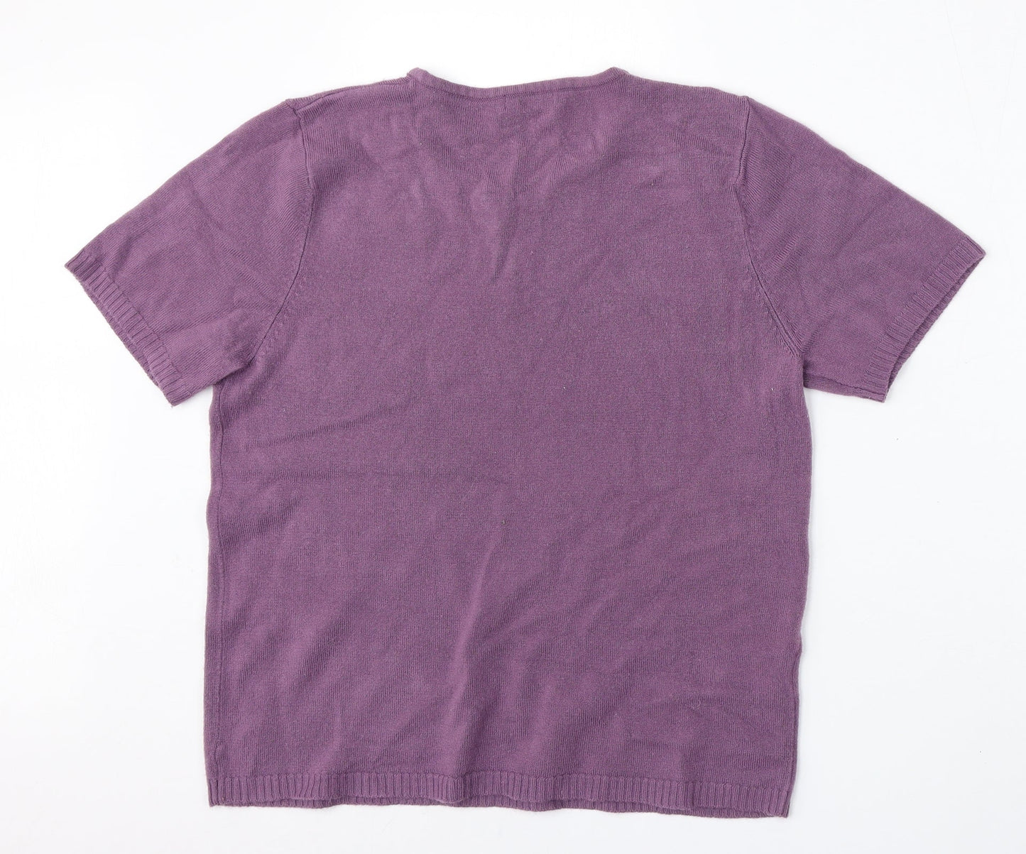Womens UK Size 18 Papaya Purple Pullover Jumper