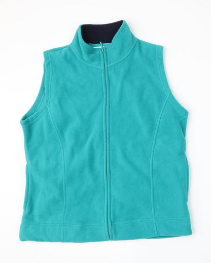 Womens UK Size 14 EWM Green Vest Sweatshirt