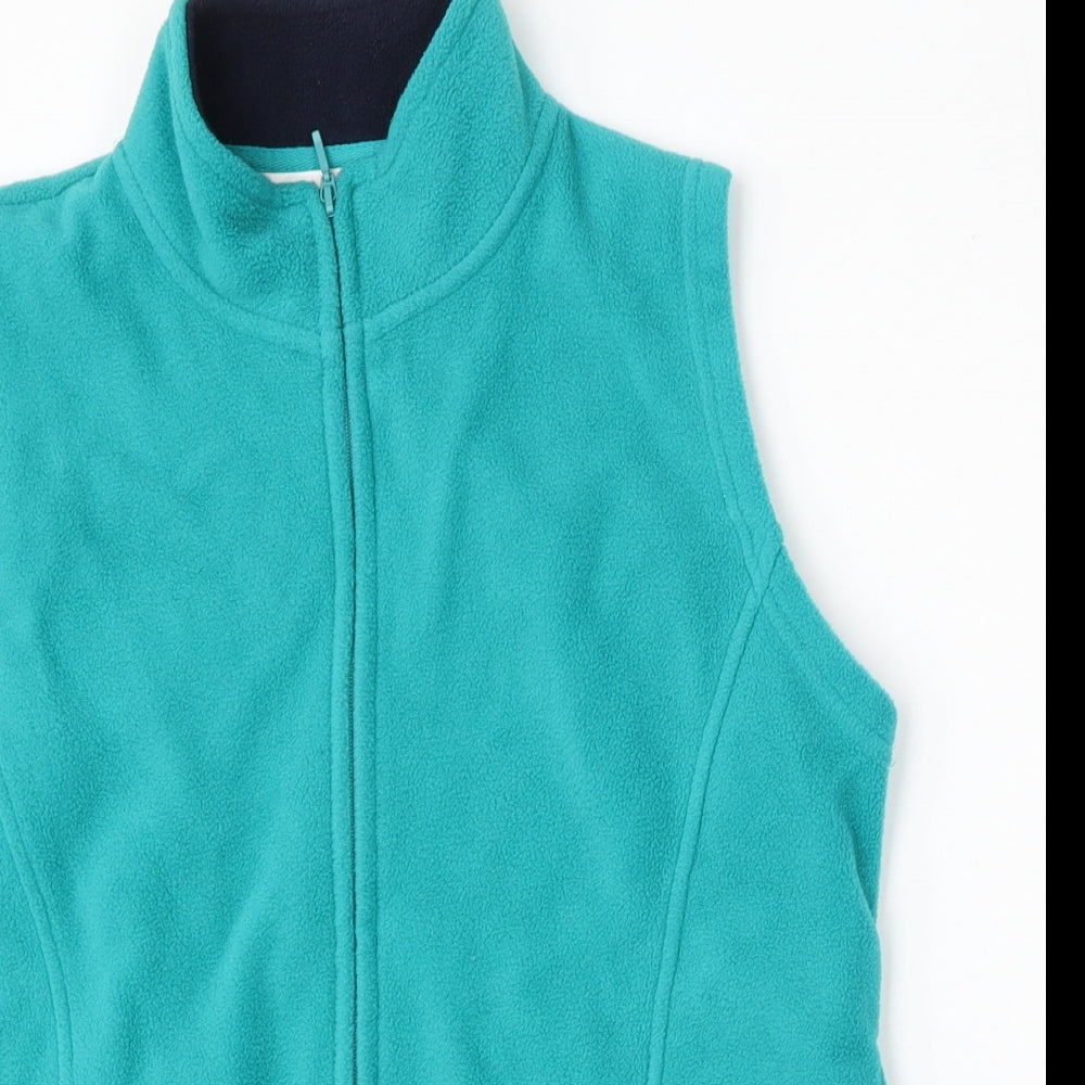 Womens UK Size 14 EWM Green Vest Sweatshirt