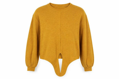 Womens UK Size S H&M Yellow Pullover Jumper
