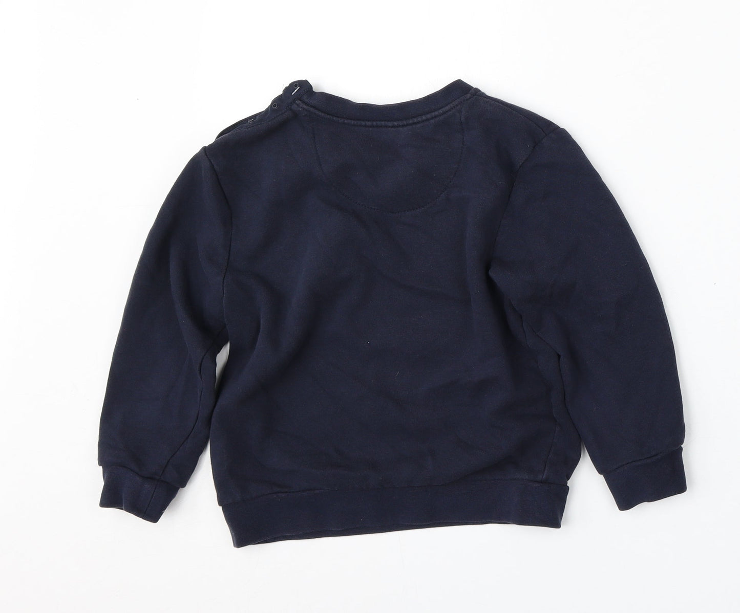 George Boys Blue  Cotton Pullover Sweatshirt Size 5-6 Years