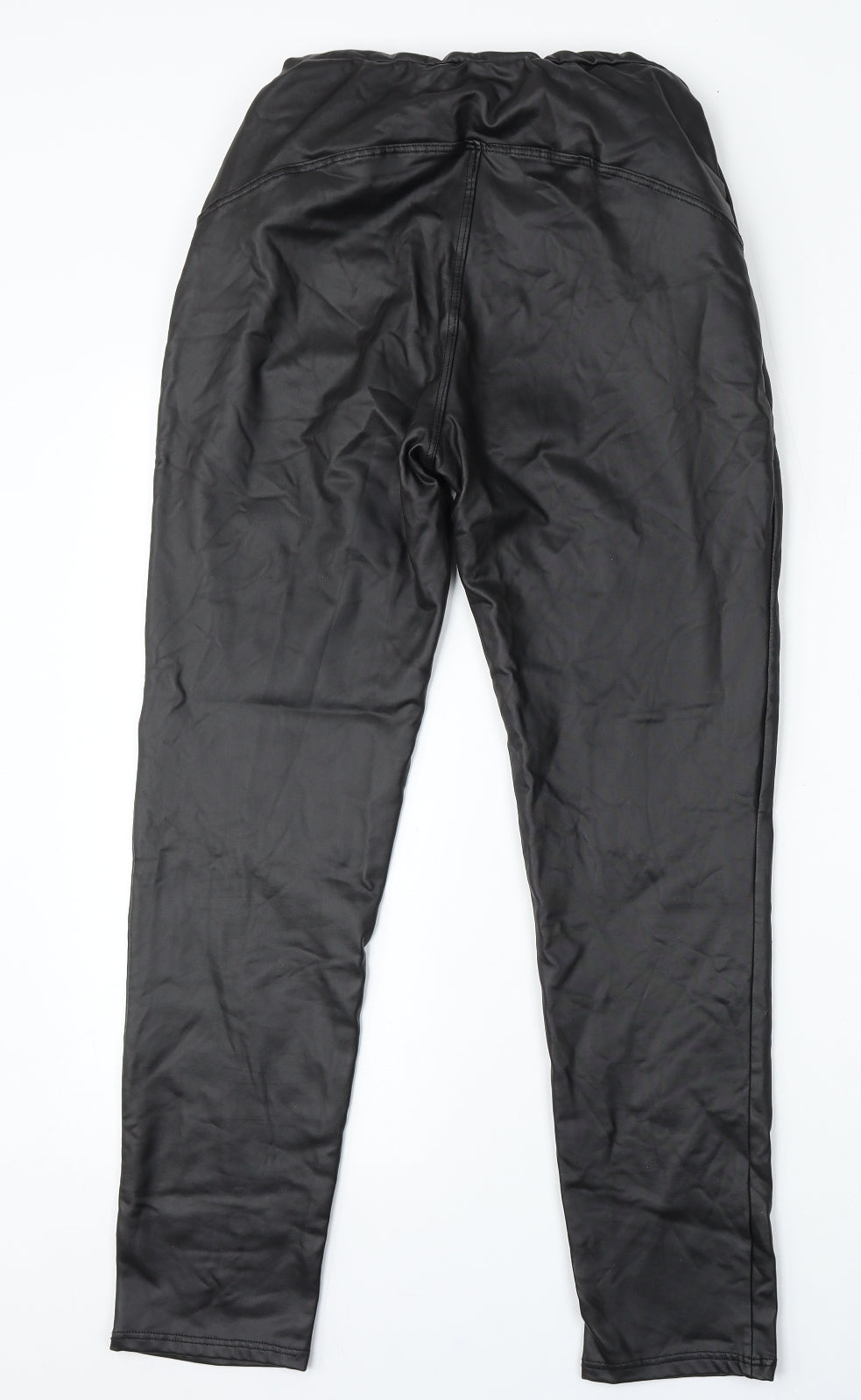 Womens UK Size 28 Boohoo Regular Fit  Black Trousers
