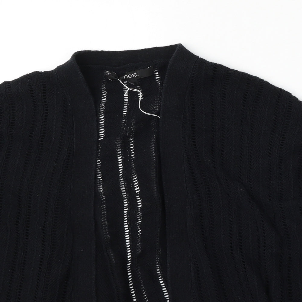Womens UK Size 10 NEXT Black Cardigan Jumper