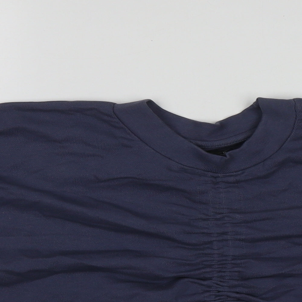 Womens UK Size 12 Boohoo Blue Pullover Sweatshirt